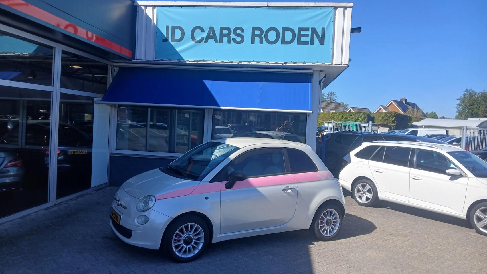 Fiat 500 - 1.2 Lounge! Luxe! Uniek! Nw apk! Netjes! - AutoWereld.nl