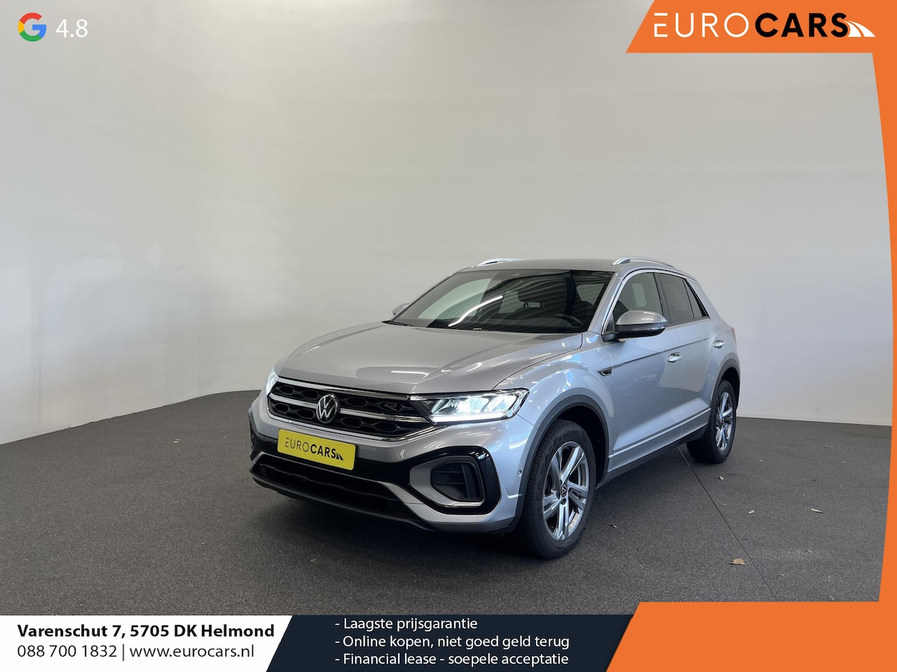 Volkswagen T-Roc - 1.5 TSI R-Line Business Airco Navi Carplay PDC VA + Camera Adaptive Cruise Control Privacy - AutoWereld.nl