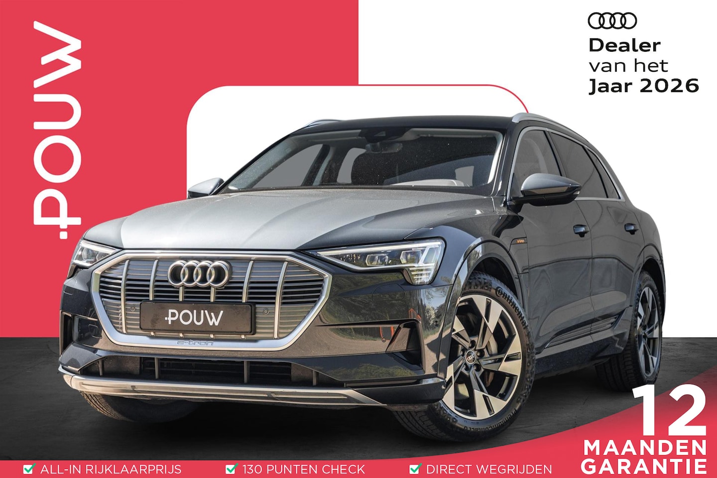 Audi e-tron - 55 408pk Quattro Business Edition 95 kWh | SoH 94% | Elek. Voorstoelen | Luchtvering | Amb - AutoWereld.nl