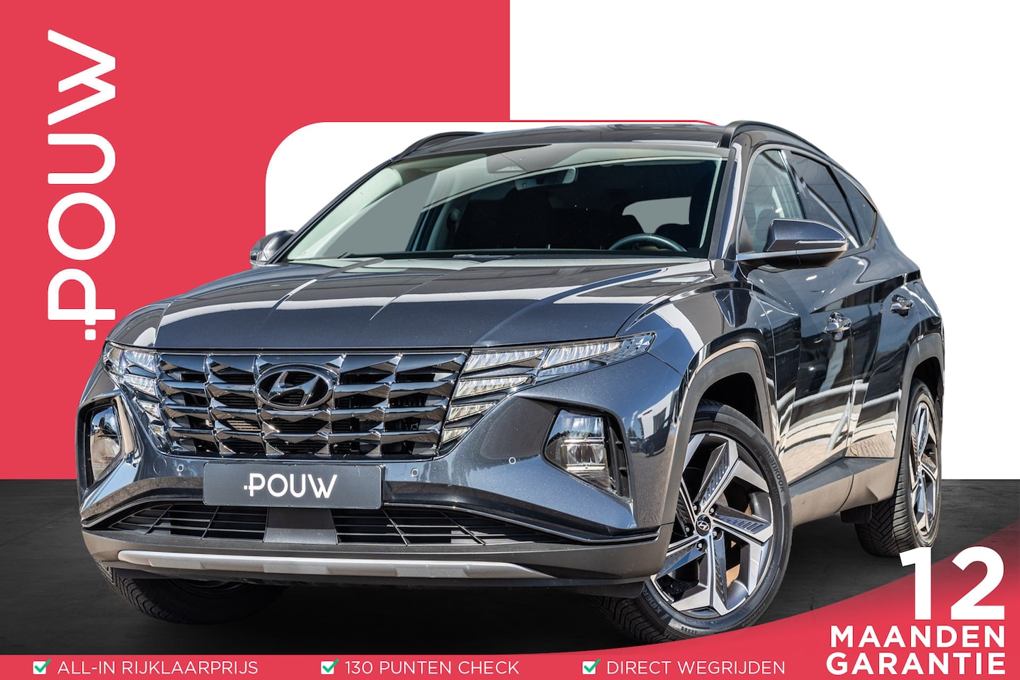 Hyundai Tucson - 1.6 T-GDI 265pk PHEV Comfort 4WD | Trekhaak | Camera | Adaptive Cruise | Navigatie | PDC - AutoWereld.nl