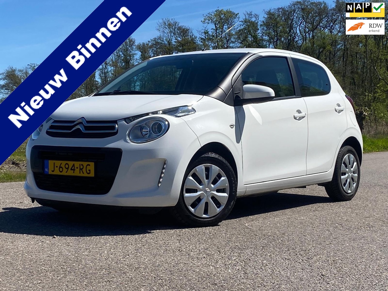 Citroën C1 - 1.0 VTi Feel 5DRS Airco NAP 72PK Goed Onderhouden - AutoWereld.nl