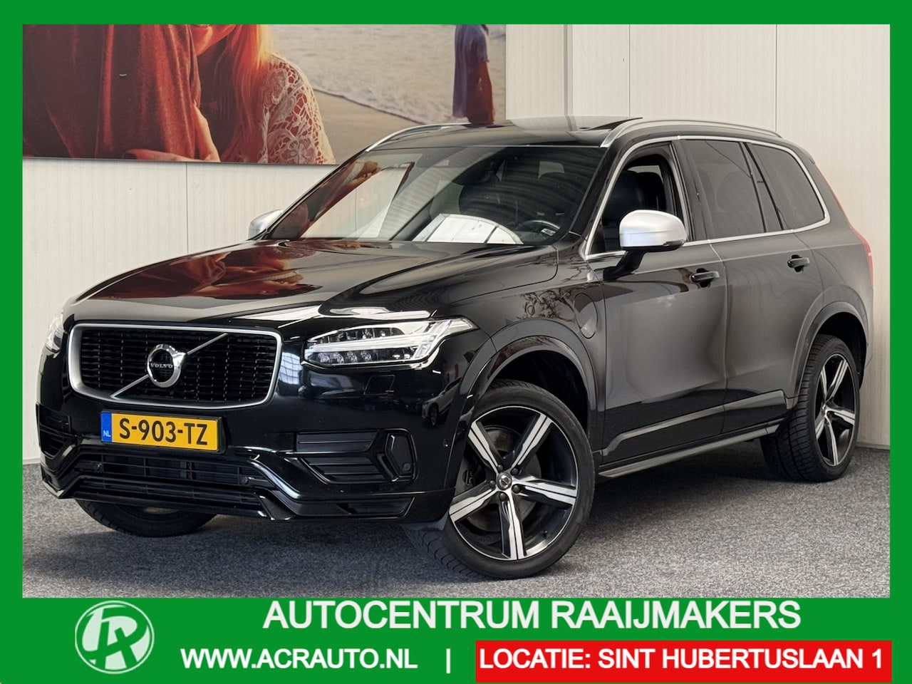 Volvo XC90 - 2.0 T8 TWIN ENGINE AWD R-DESIGN 7 PERSOONS LEDER NAVIGATIE LUCHTVERING ADAPTIVE CRUISE CON - AutoWereld.nl