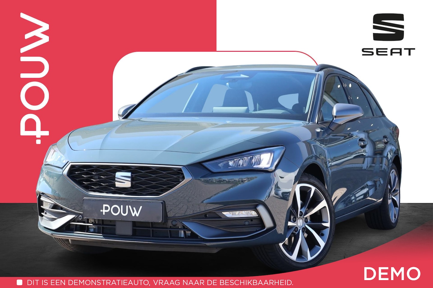 SEAT Leon Sportstourer - 1.5 TSI 204pk e-Hybrid FR Business | Trekhaak Wegklapbaar | Stoelverwarming - AutoWereld.nl