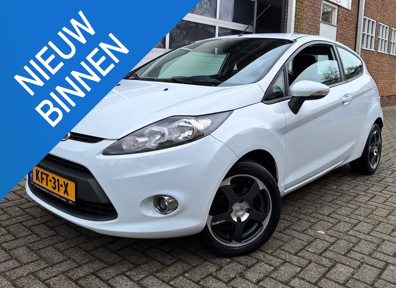Ford Fiesta - 1.25 Titanium bj 2012 Wit Airco LMV Zeer Mooi Nw Apk - AutoWereld.nl