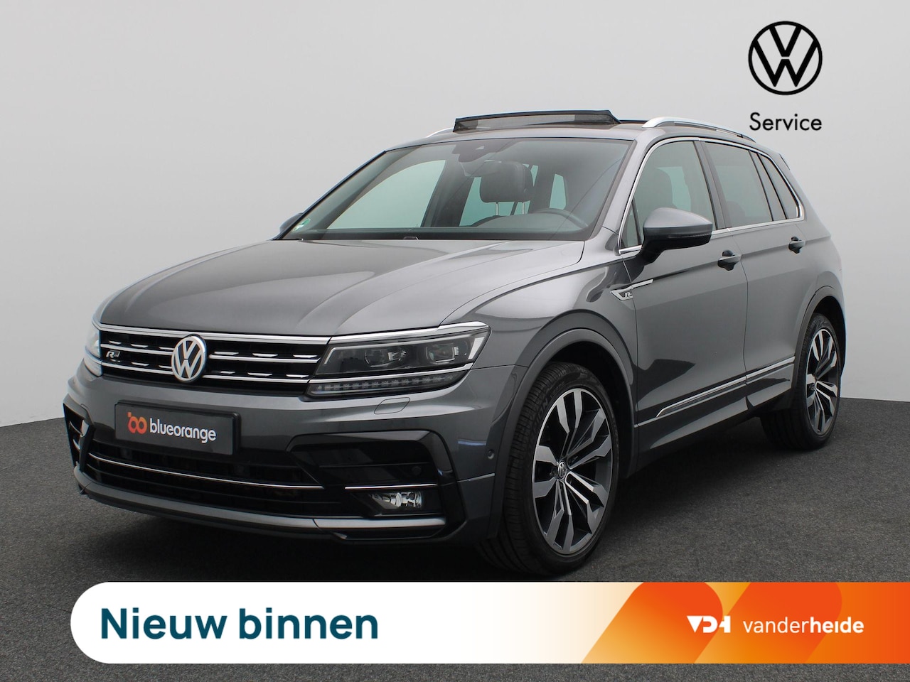 Volkswagen Tiguan - 1.5 TSI ACT Highline Business R 150PK DSG R-line, Panoramadak, Trekhaak, Leder, Memorystoe - AutoWereld.nl