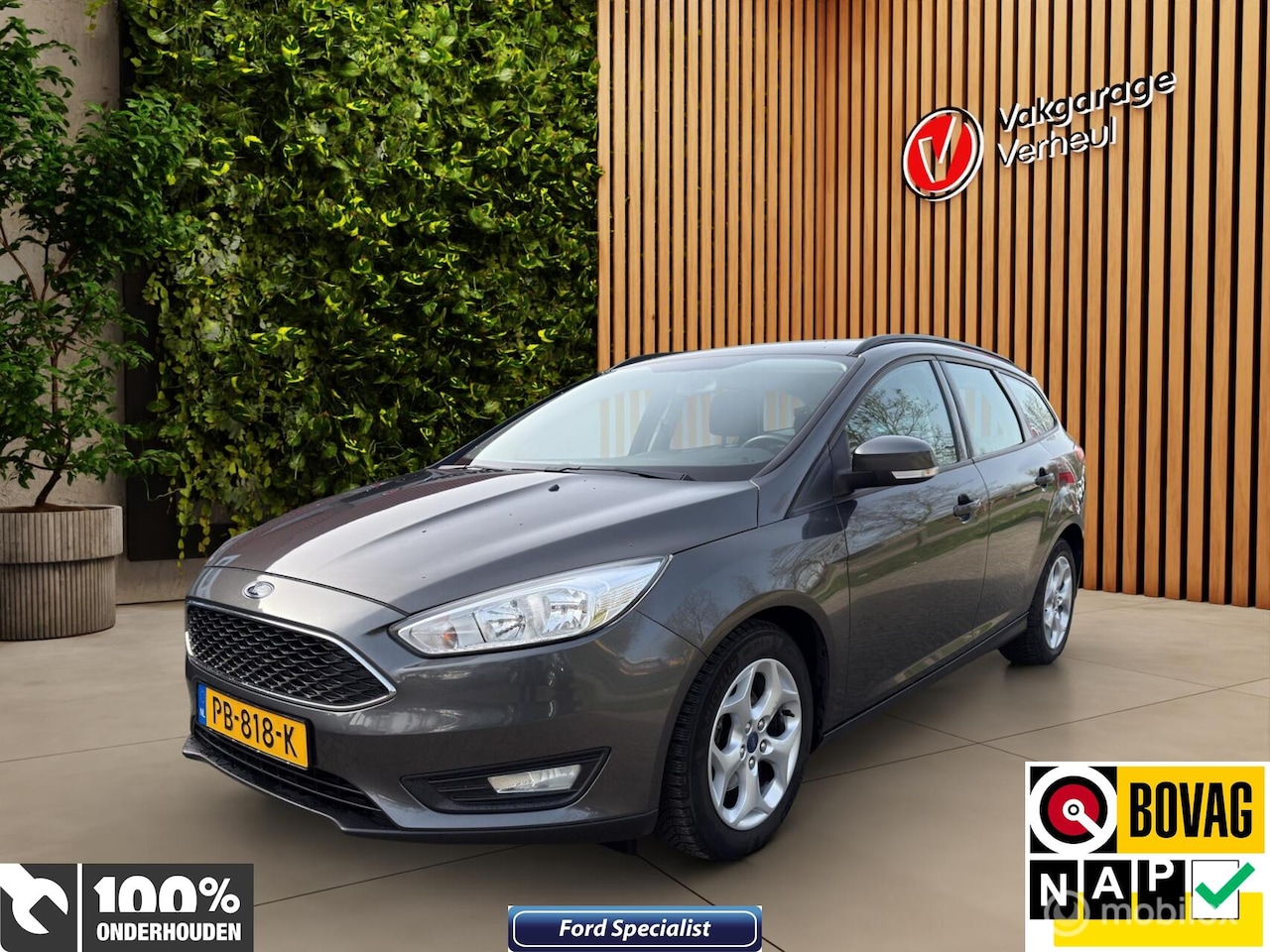 Ford Focus Wagon - 1.0 Trend 101Pk NAP|boekjes|Trekhaak - AutoWereld.nl