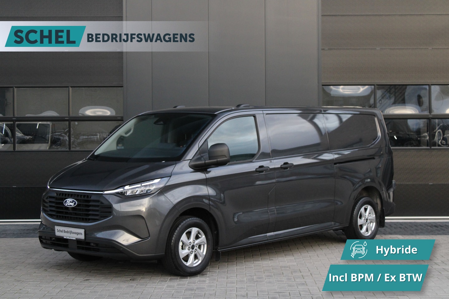 Ford Transit Custom - 320 2.5 PHEV L2H1 Trend 232pk - 5 jaar GARANTIE - 2x Schuifdeur - Adaptive Cruise - Blind - AutoWereld.nl