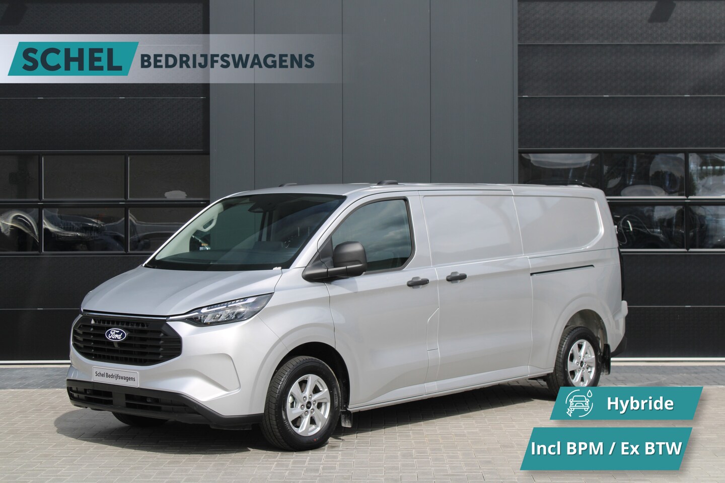 Ford Transit Custom - 320 2.5 PHEV L2H1 Trend 232pk - 5 jaar GARANTIE - 2x Schuifdeur - Adaptive Cruise - Blind - AutoWereld.nl