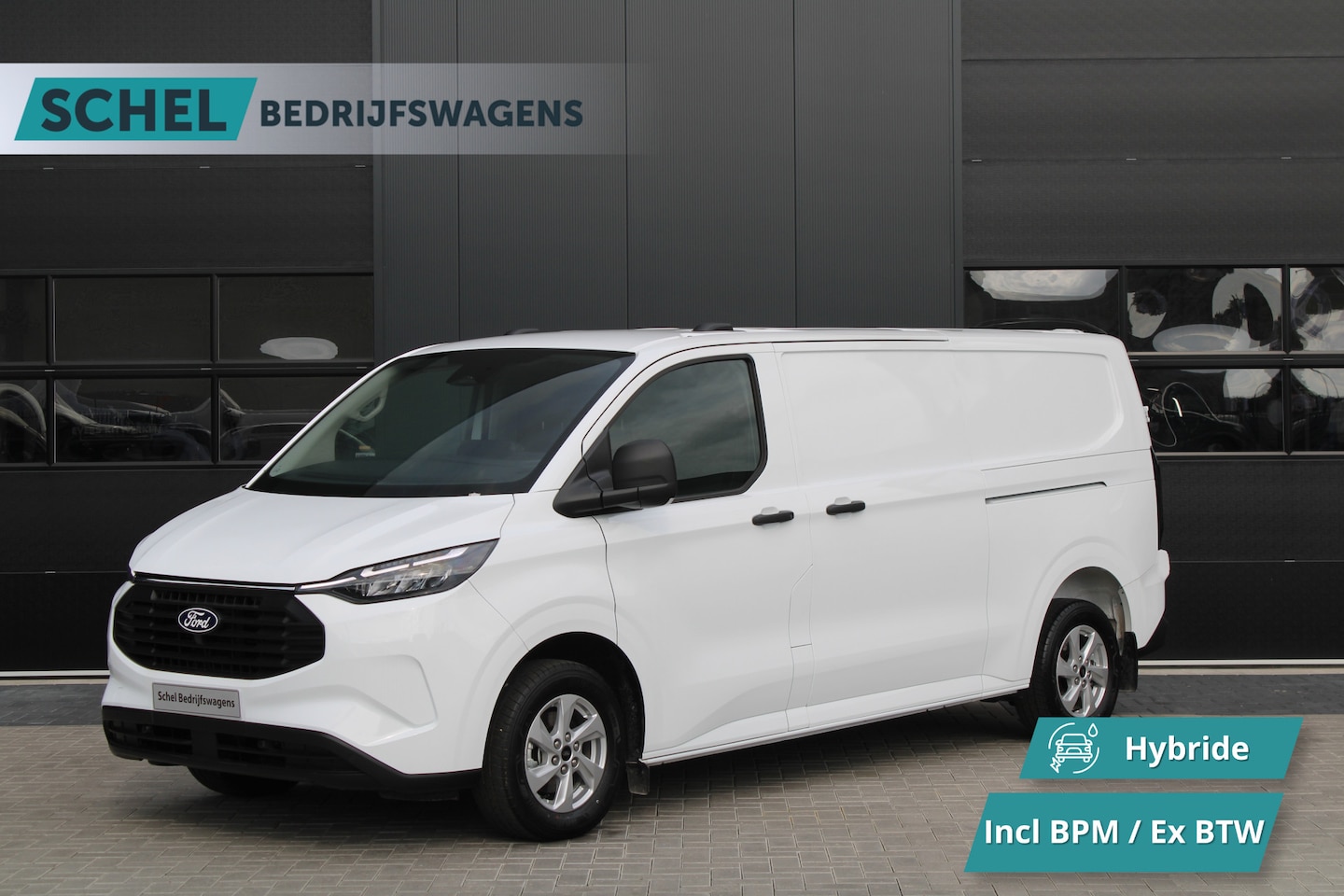Ford Transit Custom - 320 2.5 PHEV L2H1 Trend 232pk - 5 jaar GARANTIE - 2x Schuifdeur - Adaptive Cruise - Blind - AutoWereld.nl