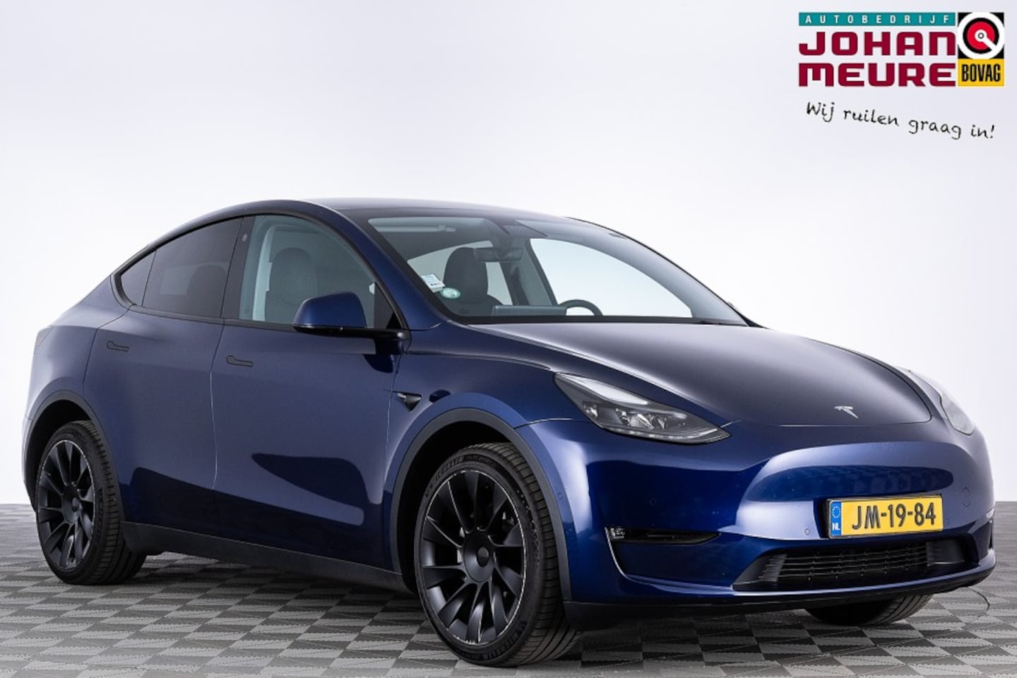 Tesla Model Y - Long Range AWD 75 kWh *SOH 94%* LEDER | PANORAMADAK *BEVRIJDINGSDAG 05 mei OPEN!* - AutoWereld.nl
