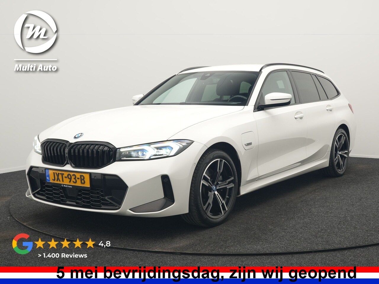 BMW 3-serie Touring - 320e M Sport FACELIFT PHEV 204pk Dealer O.H | Trekhaak Af Fabriek | Adapive Cruise | Wides - AutoWereld.nl