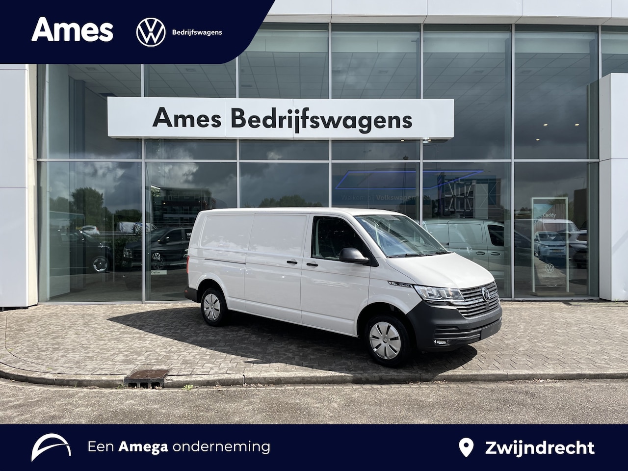 Volkswagen Transporter - 2.0 TDI L2H1 28 150PK Hand 3 zits | Achterklep met ruit | Cruise control - AutoWereld.nl