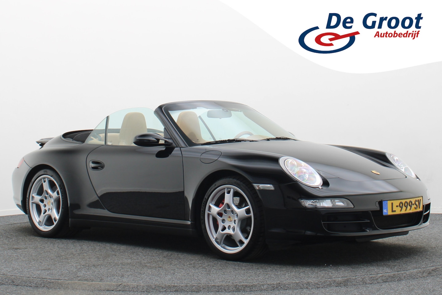 Porsche 911 Cabrio - 997 3.8 Carrera 4S Adapt. Onderstel, Sport Chrono, Leer, Xenon, Navigatie, Climate, PDC - AutoWereld.nl