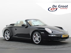 Porsche 911 Cabrio - 997 3.8 Carrera 4S Adapt. Onderstel, Sport Chrono, Leer, Xenon, Navigatie, Climate, PDC