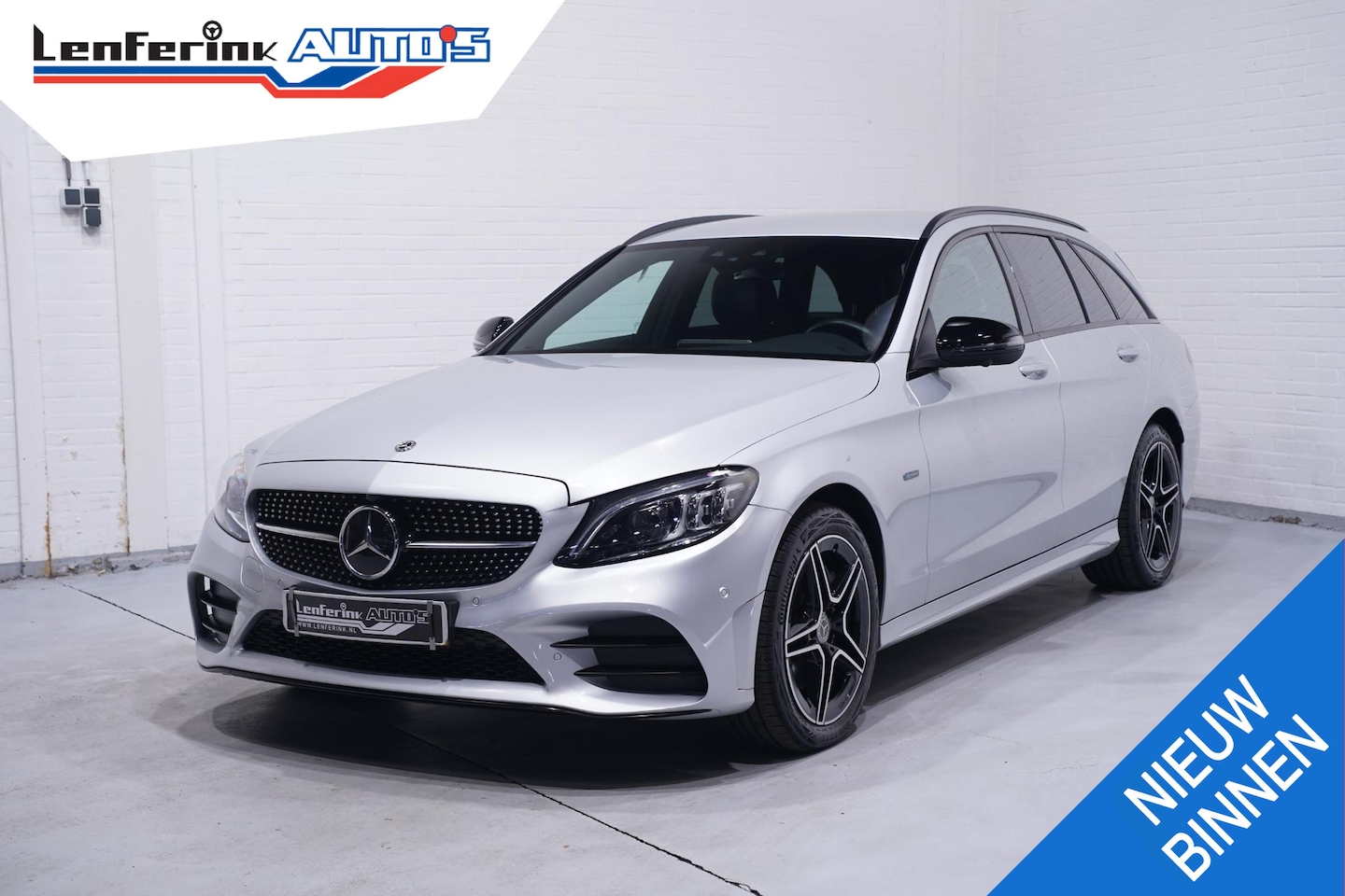 Mercedes-Benz C-klasse Estate - 300 e Business Solution AMG navigatie full-map 360-camera schakelflippers a/h stuur sports - AutoWereld.nl