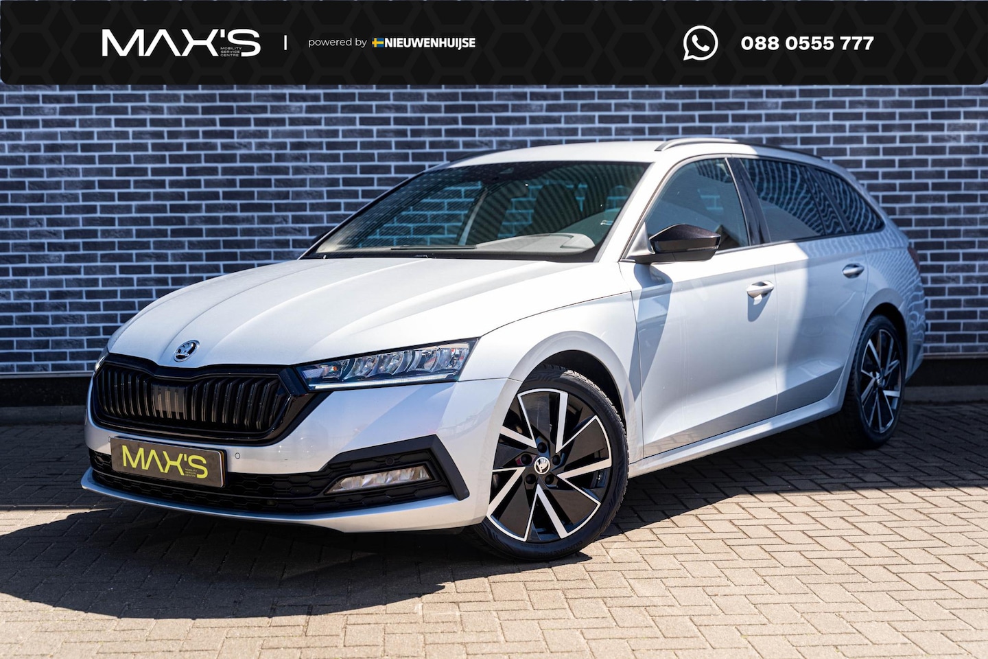 Skoda Octavia Combi - 1.0 e-TSI Sport Business | Parkeersensoren | Sportstoelen | Lichtmetalen Velgen 18 inch | - AutoWereld.nl