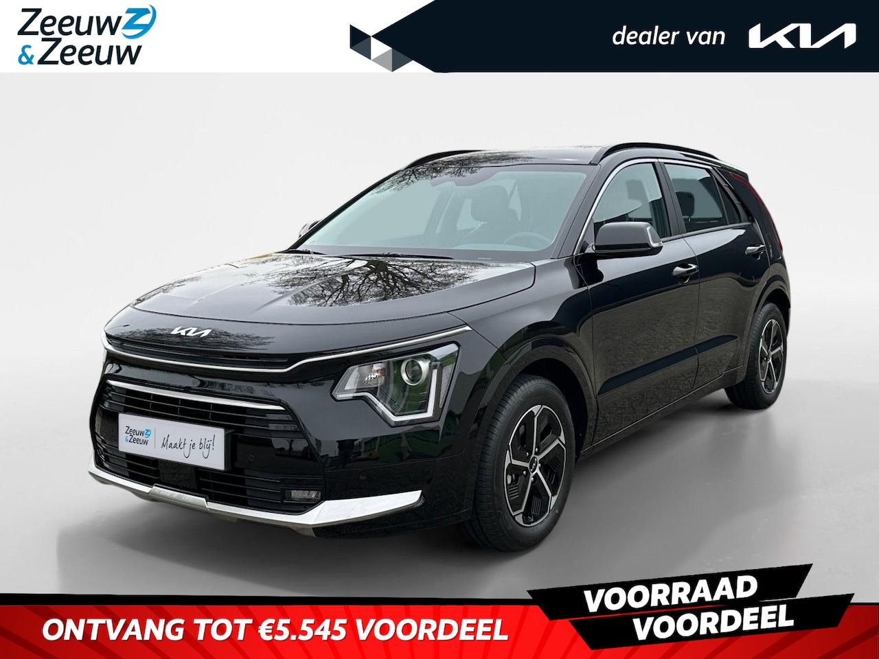 Kia Niro - 1.6 GDi Hybrid DynamicLine | Voorraad | Snel leverbaar | €4.341,- Korting | Navi | Clima | - AutoWereld.nl