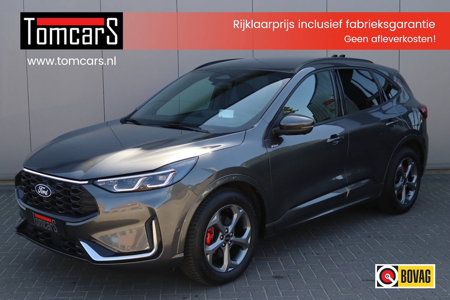 Ford Kuga - 1.5 EcoB. 187PK Automaat ST-Line X Trekhaak-1800KG/360-camera/Winterpack/Adapt.-cruise/Res - AutoWereld.nl
