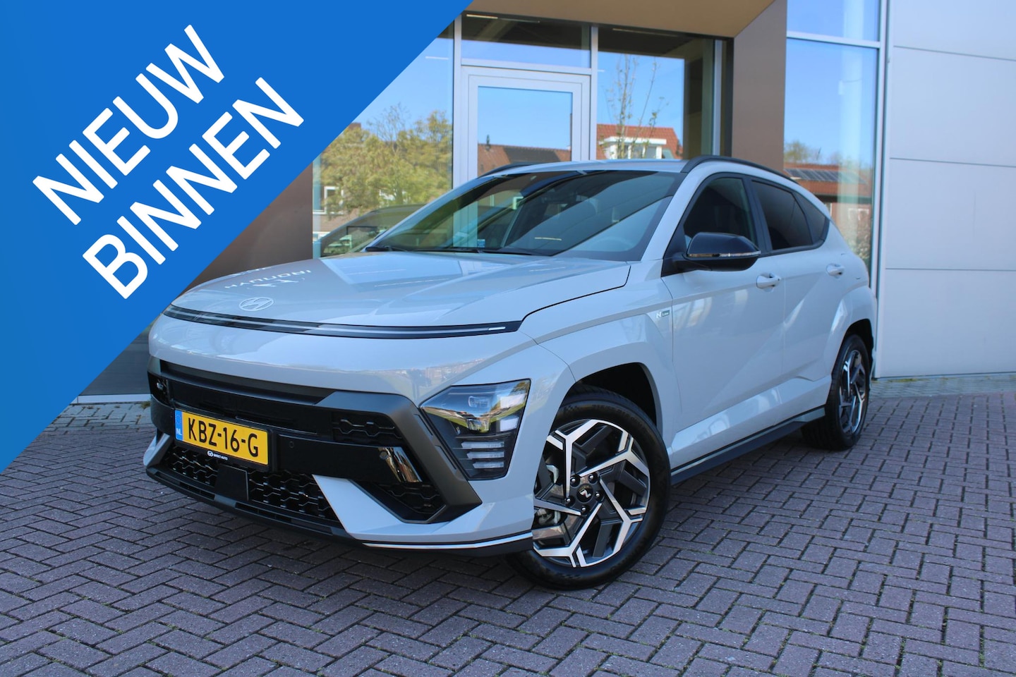 Hyundai Kona - 1.6 GDI HEV N Line Edition Automaat Airco Navi Camera Carplay 18"velgen Nieuwstaat - AutoWereld.nl