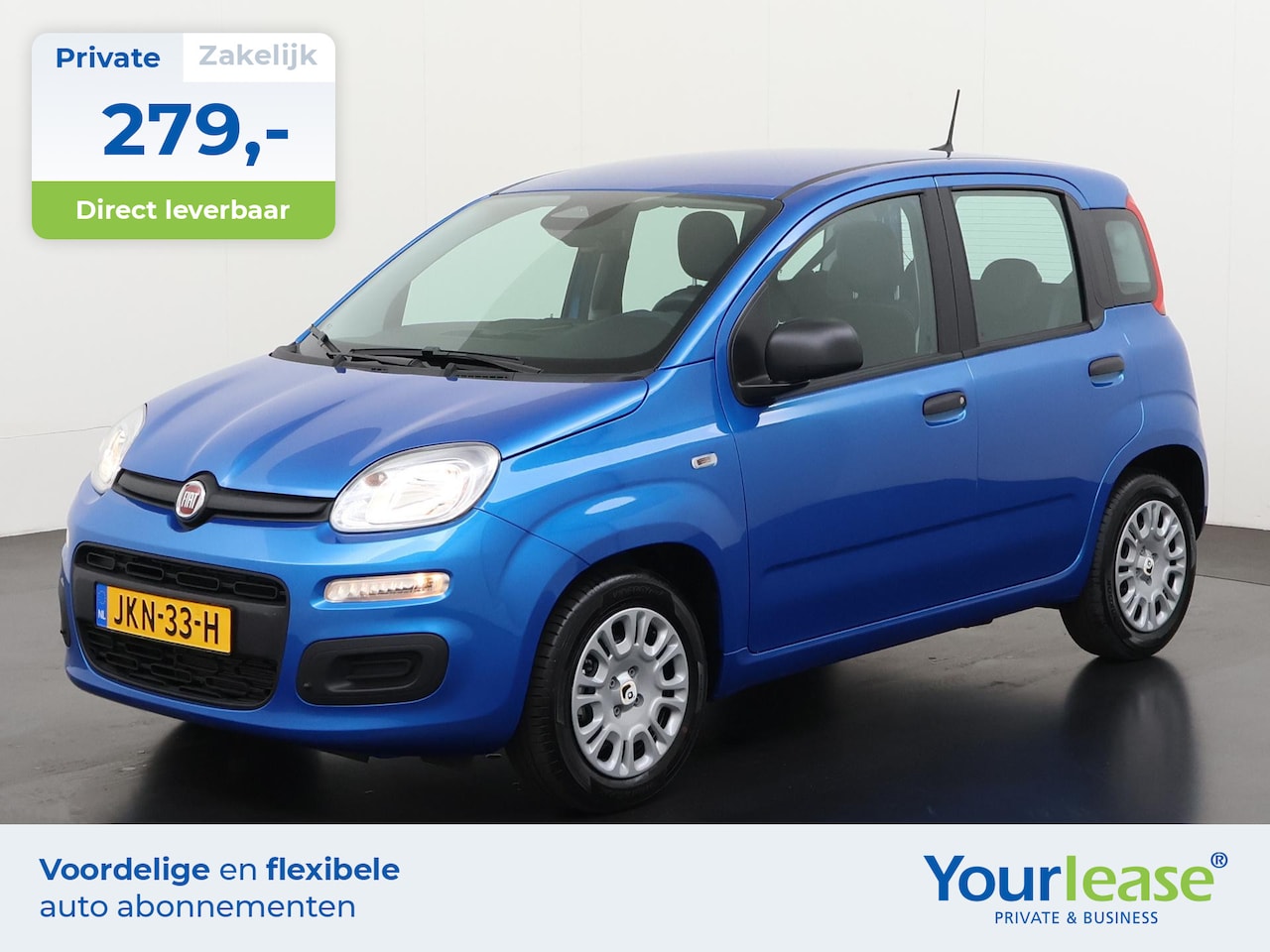Fiat Panda - 1.0 Hybrid City | All-in 279,- Private Lease | Direct uit voorraad - AutoWereld.nl