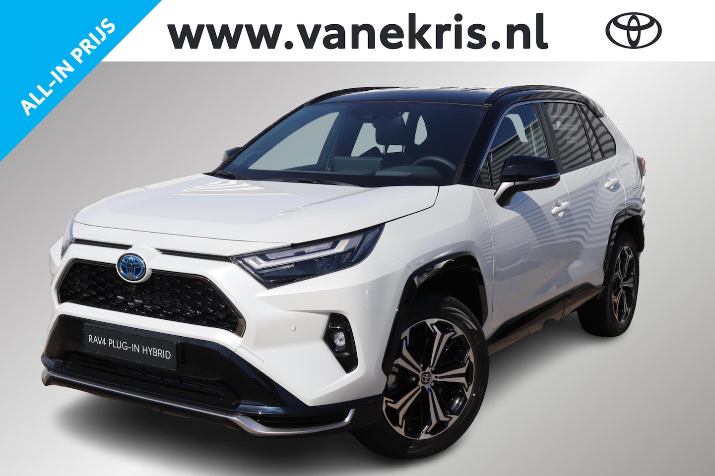 Toyota RAV4 - 2.5 Plug-in Hybrid AWD Bi-Tone Plus, BSM, JBL, 360 Camera, Stoelventilatie en Verwarming! - AutoWereld.nl