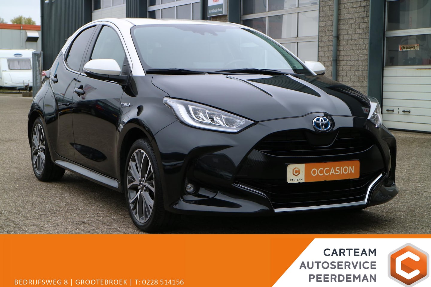 Toyota Yaris - 1.5 Hybrid Bi-Tone | Camera | Carplay | Automaat! | - AutoWereld.nl