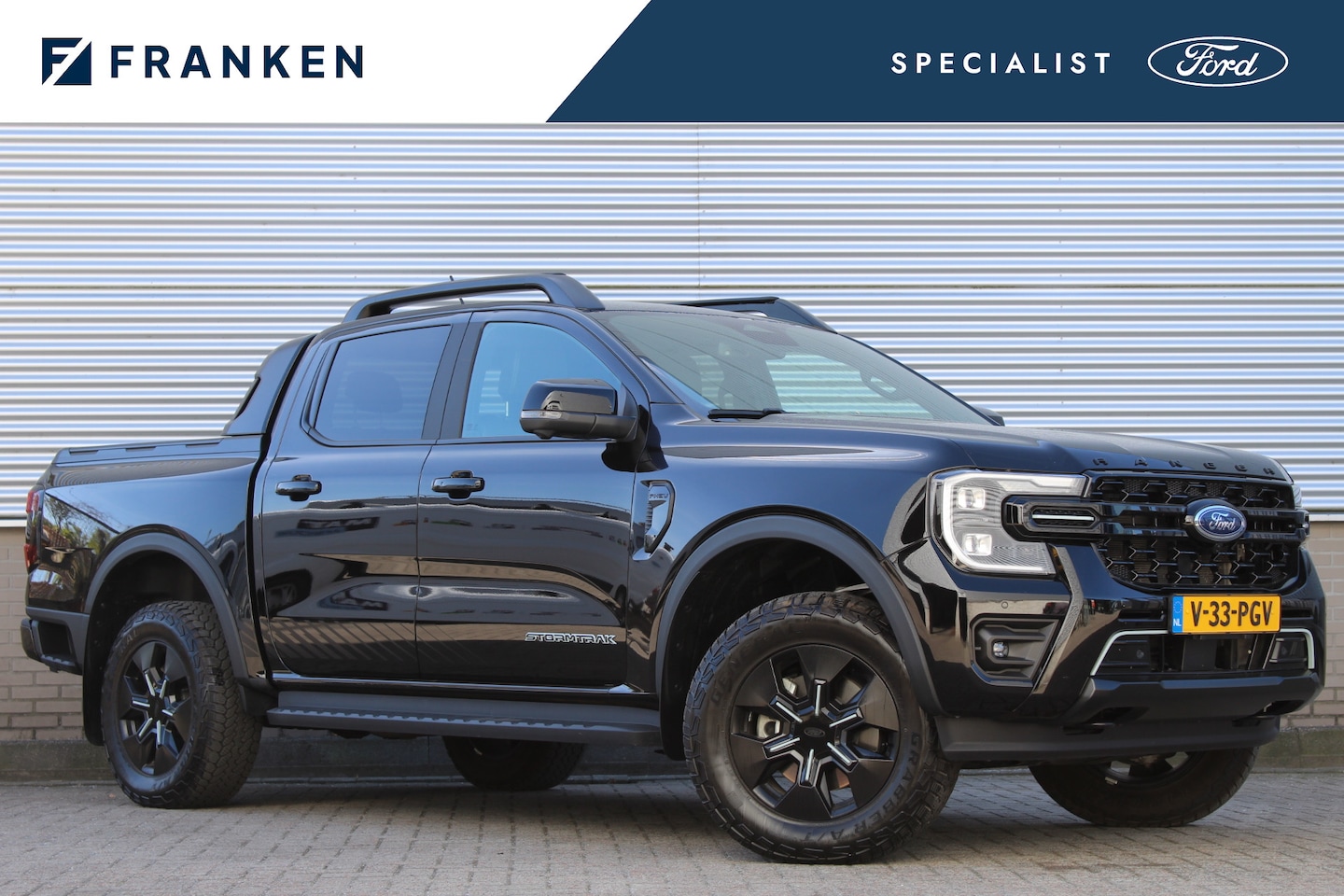 Ford Ranger - 2.3 Double Cab PHEV Stormtrak Zwart | Matrix | B&O | Leder | Elektr. rollo | Full - AutoWereld.nl