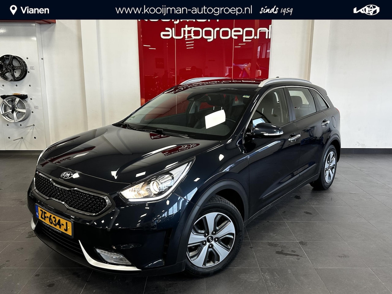Kia Niro - 1.6 GDi Hybrid DynamicLine 1.6 GDi Hybrid DynamicLine ,NL auto ,Cruise control ,Achteruitrij camera ,Apple Carplay/An - AutoWereld.nl