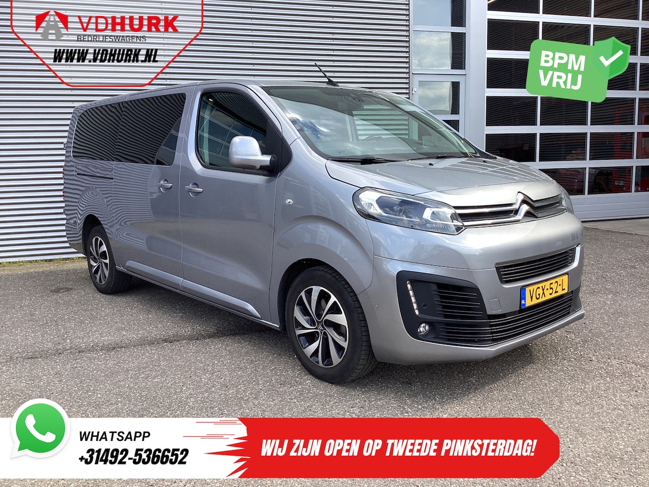 Citroën Jumpy - 2.0 HDI 180 pk Aut. DC Dubbel Cabine Xenon/ Adapt.Cruise/ Standkachel/ 2x Schuifdeur/ Carp - AutoWereld.nl