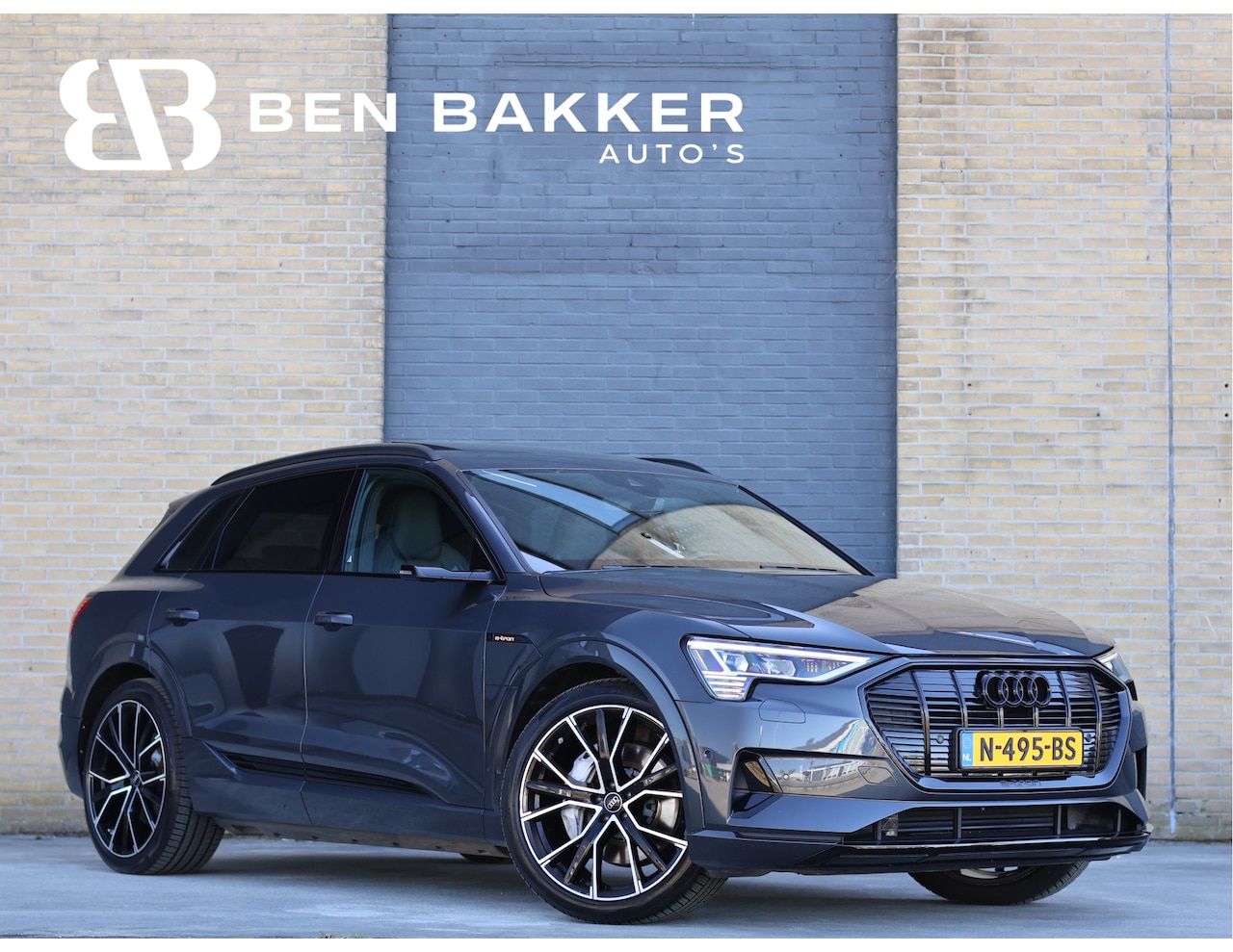 Audi e-tron - e-tron 55 95 kWh 408PK quattro S-line Virtual Mirrors | Nightvision | 22" | Matrix | B&O | - AutoWereld.nl