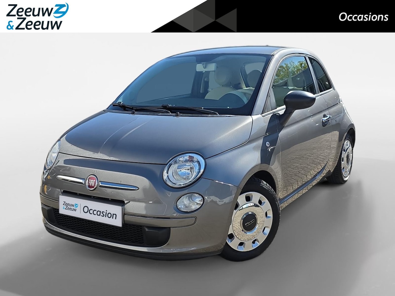Fiat 500 - 1.2 Lounge | Airco | Lederen bekleding | Elektr. Ramen | Zeer nette auto! | - AutoWereld.nl