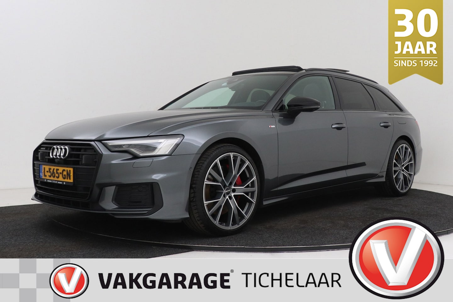 Audi A6 Avant - 55 TFSI e quattro Competition S-line | Trekhaak | Panoramadak | Soft-Close | 360 Camera | - AutoWereld.nl