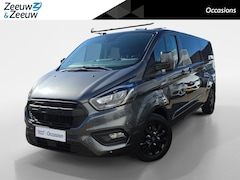 Ford Transit Custom - 320 2.0 TDCI L2H1 Platinum Edition DC 5 Persoons | Imperiaal | Lederen bekleding | Achteru