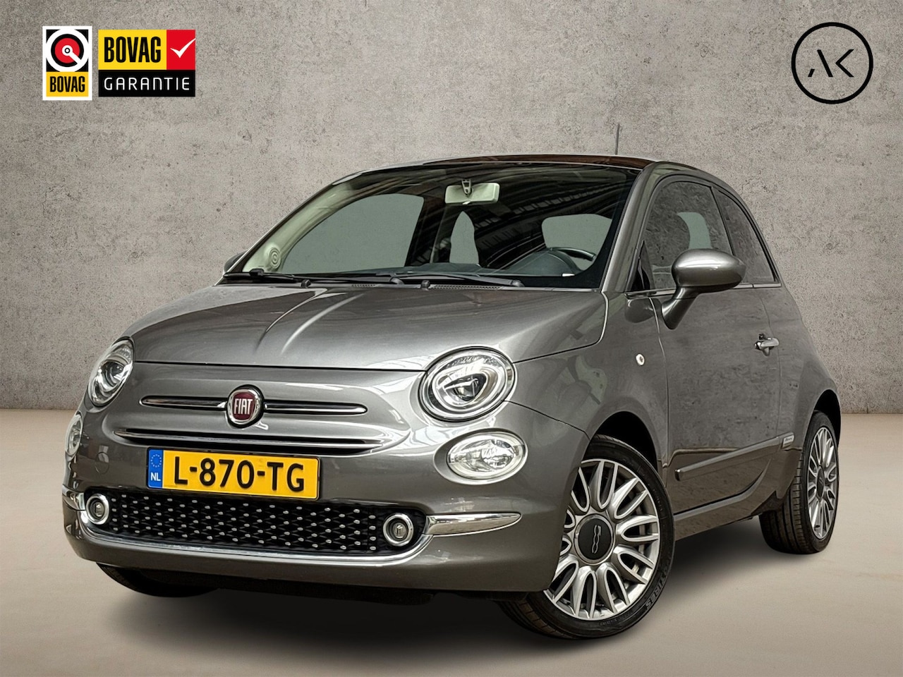 Fiat 500 - 1.2 Lounge (PANORAMADAK, APPLE CARPLAY, GETINT GLAS, SPORTSTOELEN, LM VELGEN, PARKEERSENSO - AutoWereld.nl