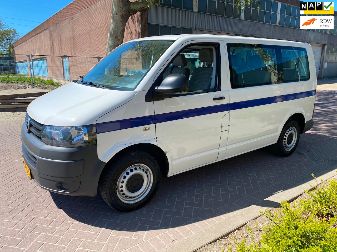 Volkswagen Transporter Kombi - 2.0 TDI L1H1 / Airco / 9 Personen bus / 2012 / Airbag / Rijdt en Schakelt Goed / - AutoWereld.nl