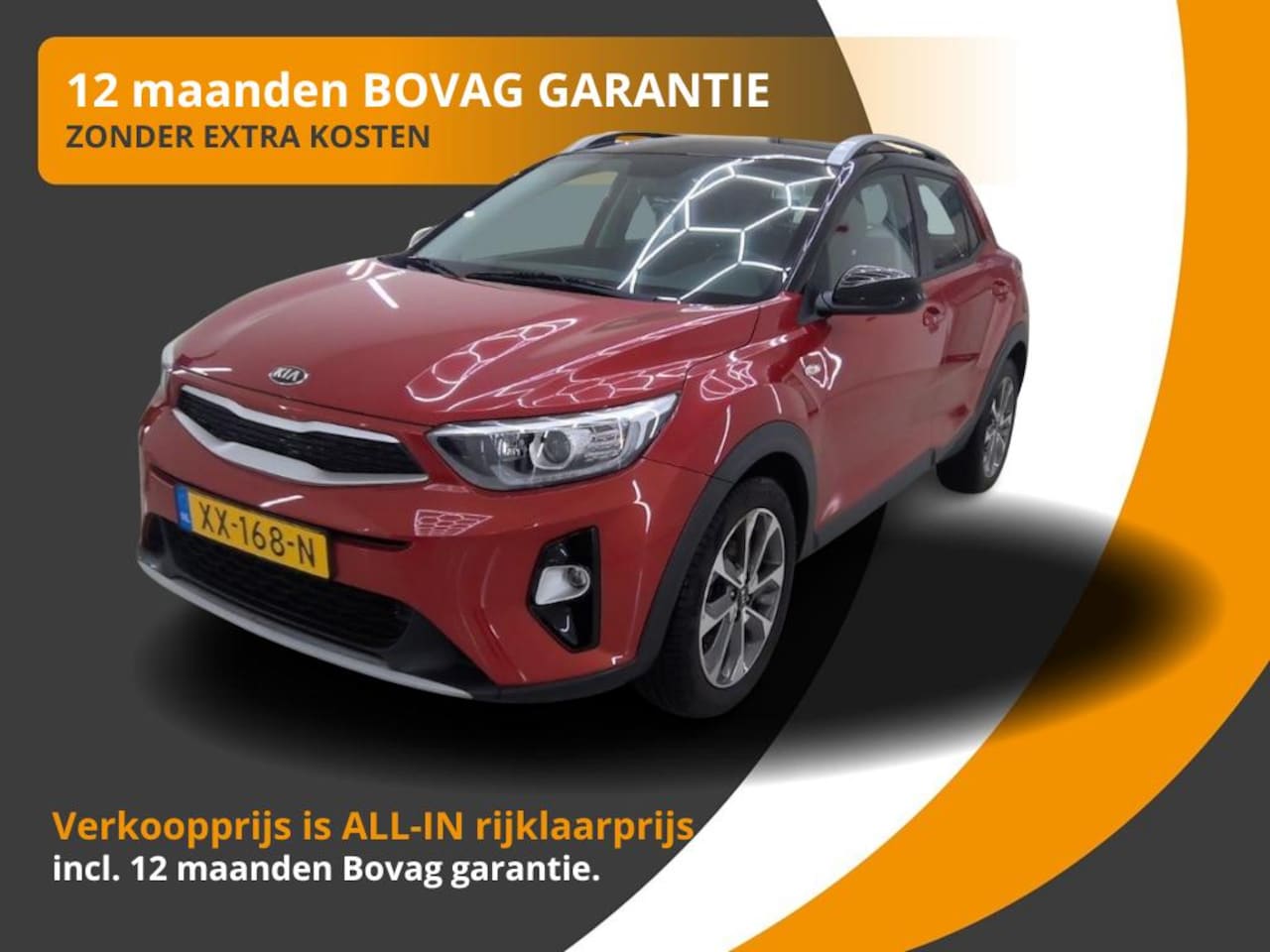 Kia Stonic - 1.0 T-GDI DYNAMICLINE NAVI/CARPLAY/2-TONE/LED/NL-AUTO/1E EIG. - AutoWereld.nl