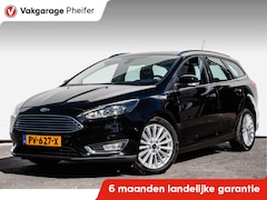 Ford Focus Wagon - 1.0 125pk Titanium Full map navigatie/ Cruise control/ 17" Lmv/ Tel. bluetooth/ Pdc