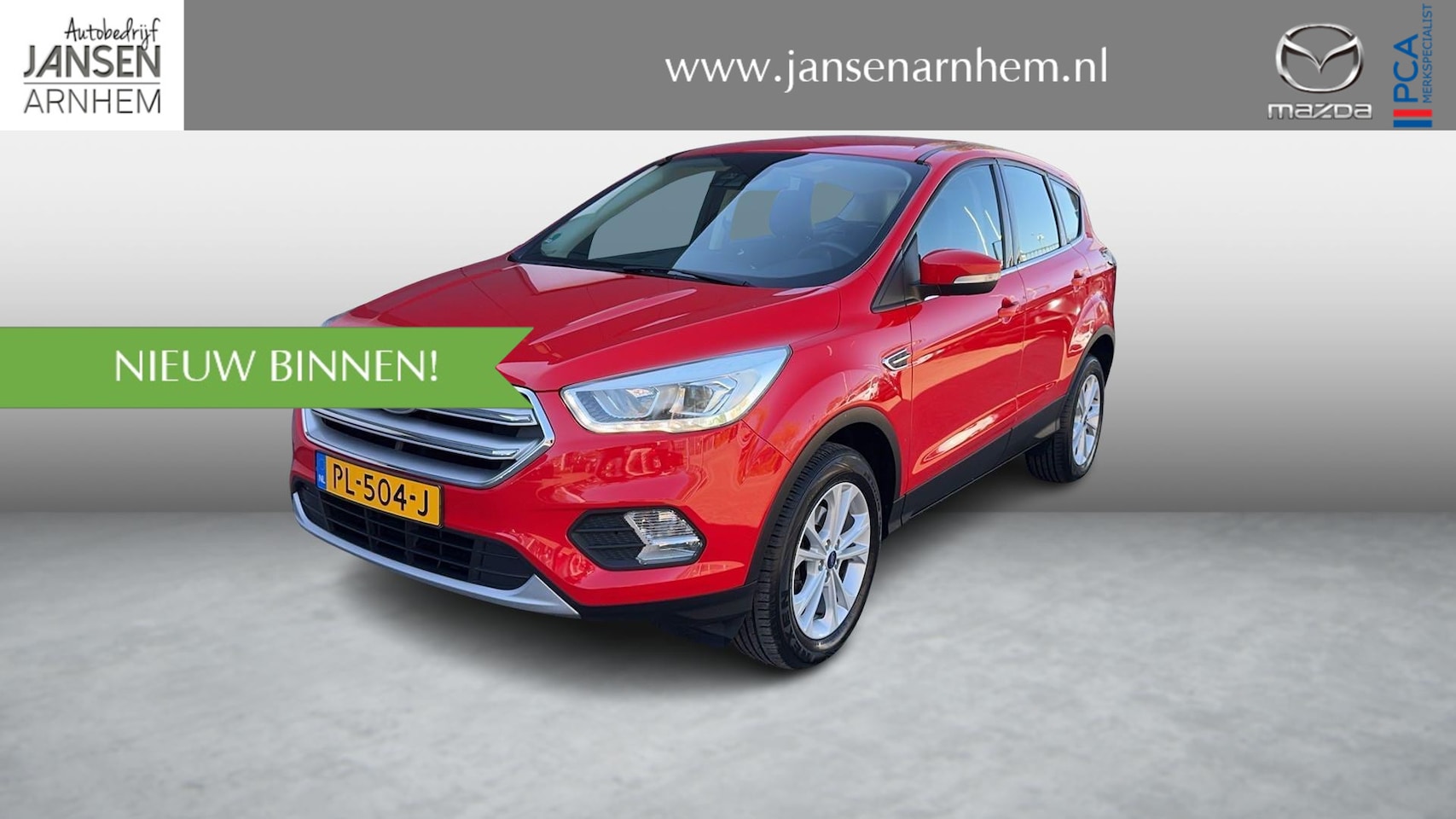 Ford Kuga - 1.5 EcoBoost Titanium 1.5 EcoBoost Titanium , Trekhaak, Half Leder, Claima, Navi, LMV, Apple Carplay, Camera, St - AutoWereld.nl