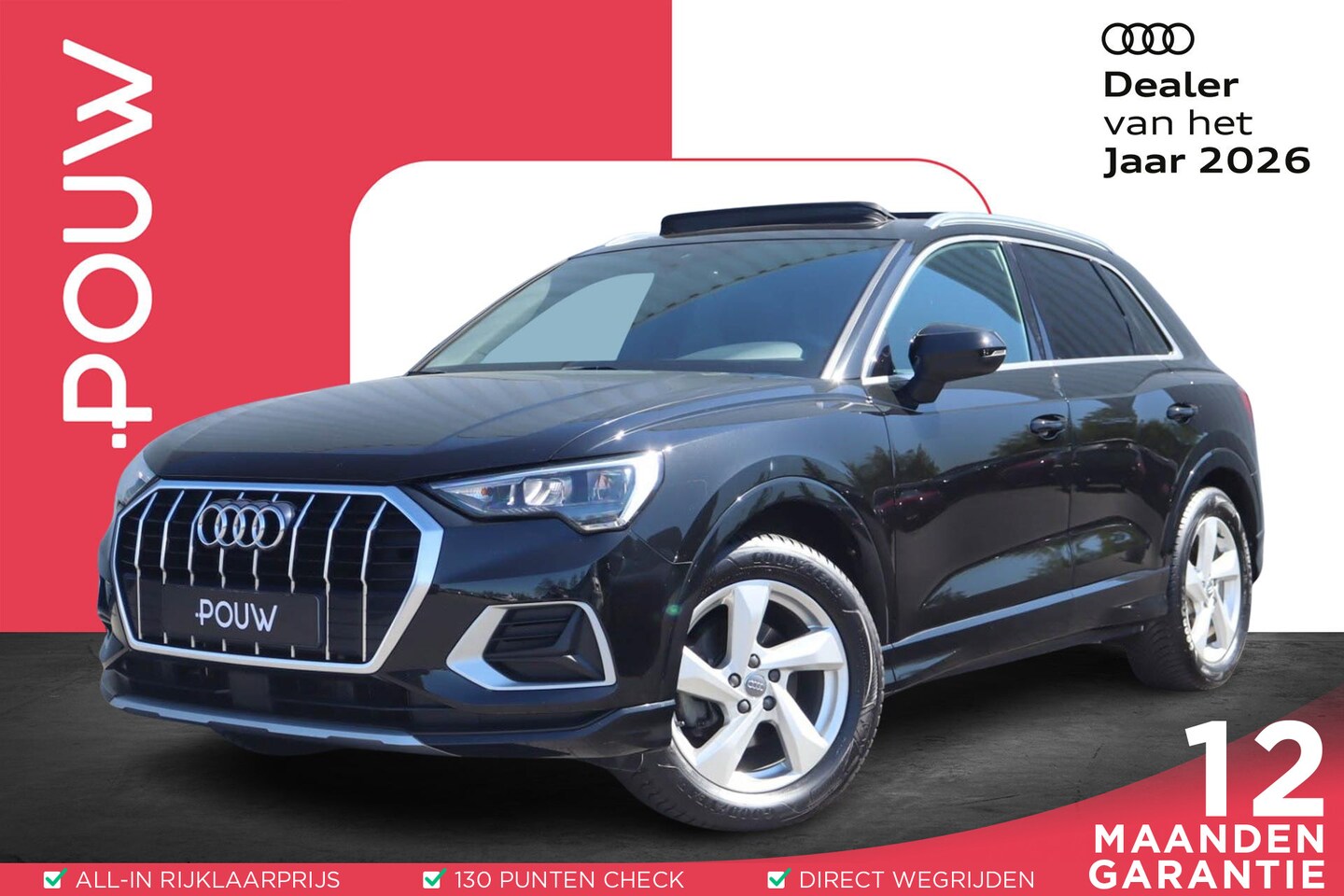 Audi Q3 - 35 TFSI 150pk S-tronic Pro Line S | Panoramadak | Trekhaak Wegklapbaar | Leder - AutoWereld.nl