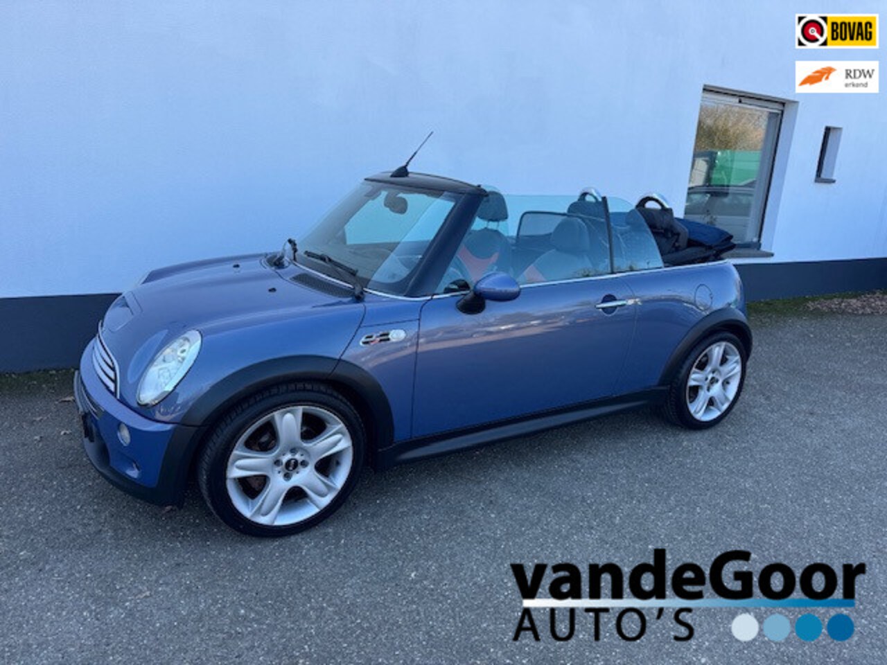 MINI Cabrio - 1.6 Cooper S Mini 1.6 Cooper S, '04, keurige auto met een nieuwe apk ! - AutoWereld.nl