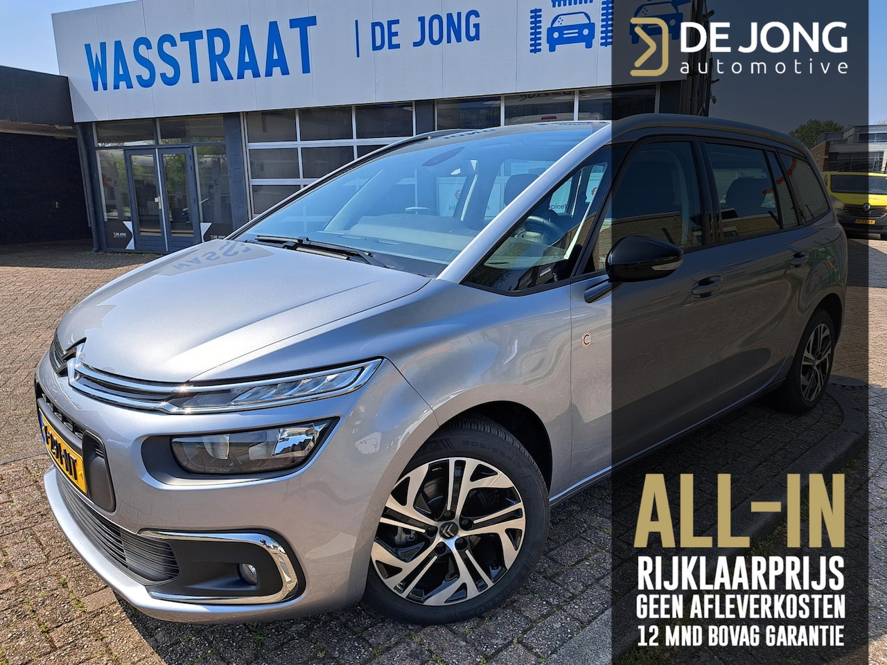 Citroën Grand C4 SpaceTourer - 1.2 PureTech C-Series 7"/Navigatie/Trekhaak/Stoelverwarming/Camera/PDC v+a/Cruise/Climate/ - AutoWereld.nl