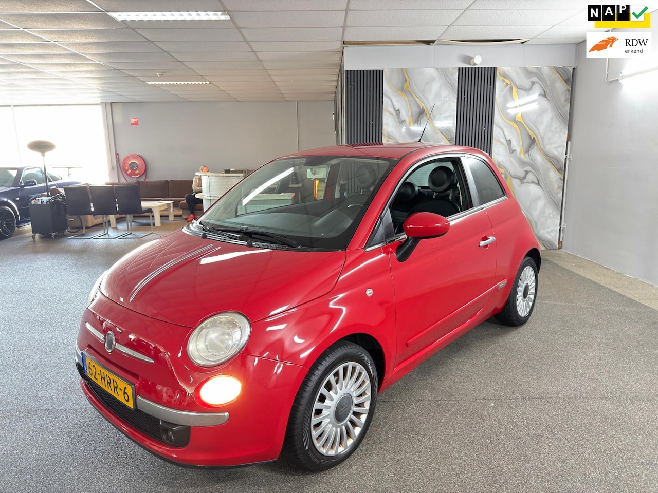 Fiat 500 - 1.2 Sport Apk Nieuw,2e eigenaar,Carplay,Navigatie,Airco,Half Leder,N.A.P,Bluetooth,N.A.P,T - AutoWereld.nl