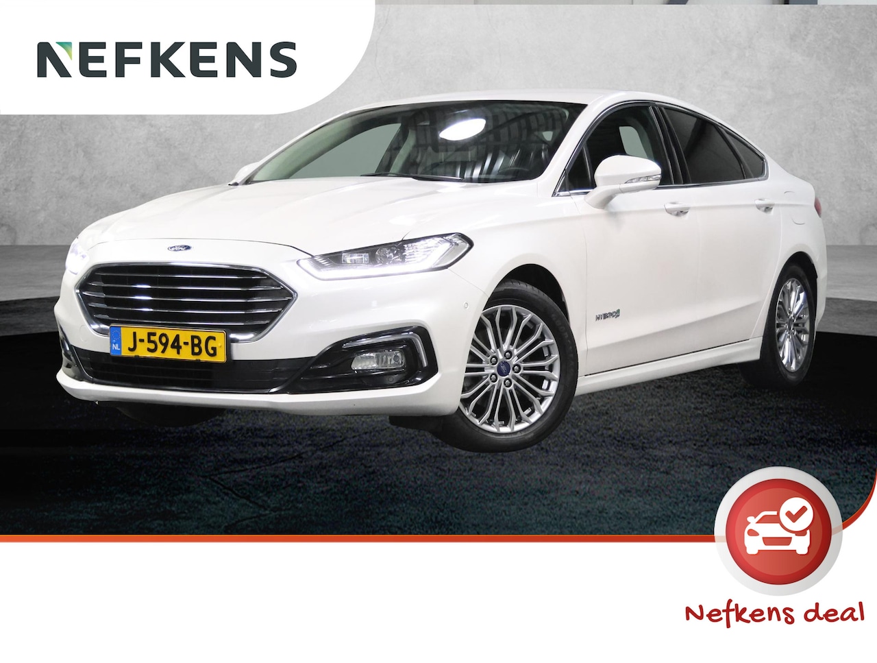 Ford Mondeo - 188PK Hybride Titanium | 1ste eigenaar | LEER | Camera | Dodehoekdetectie | Electrische st - AutoWereld.nl