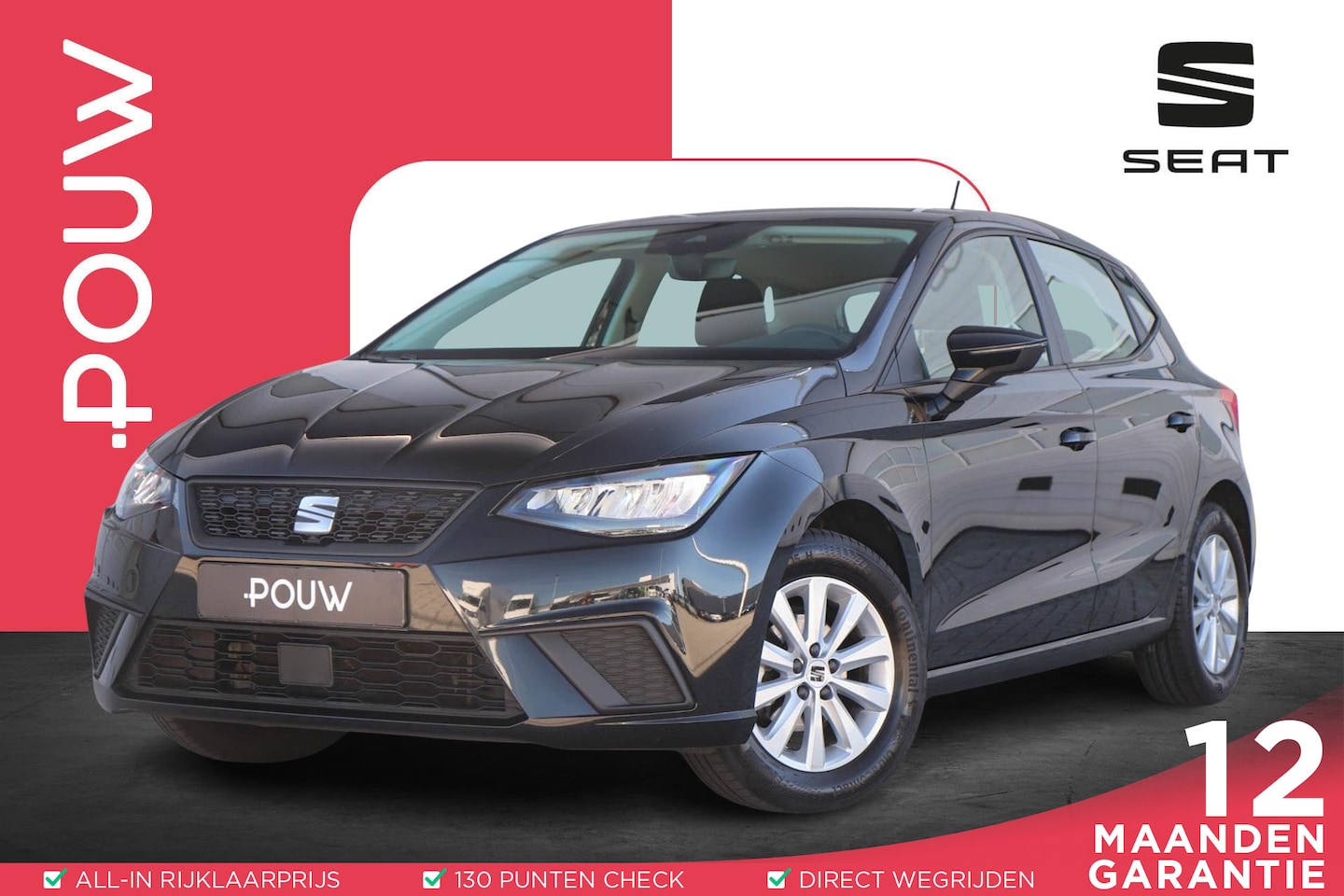 SEAT Ibiza - 1.0 TSI 95pk Style | Full Link | Clima | Parkeersensoren Achter - AutoWereld.nl