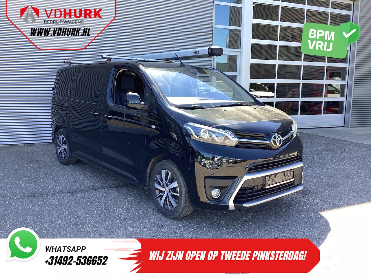 Toyota ProAce Worker - 1.5 2x Schuifdeur/ Adapt.Cruise/ Head-up/ Standkachel/ Inrichting/ Stoelverw./ Carplay/ Ca - AutoWereld.nl