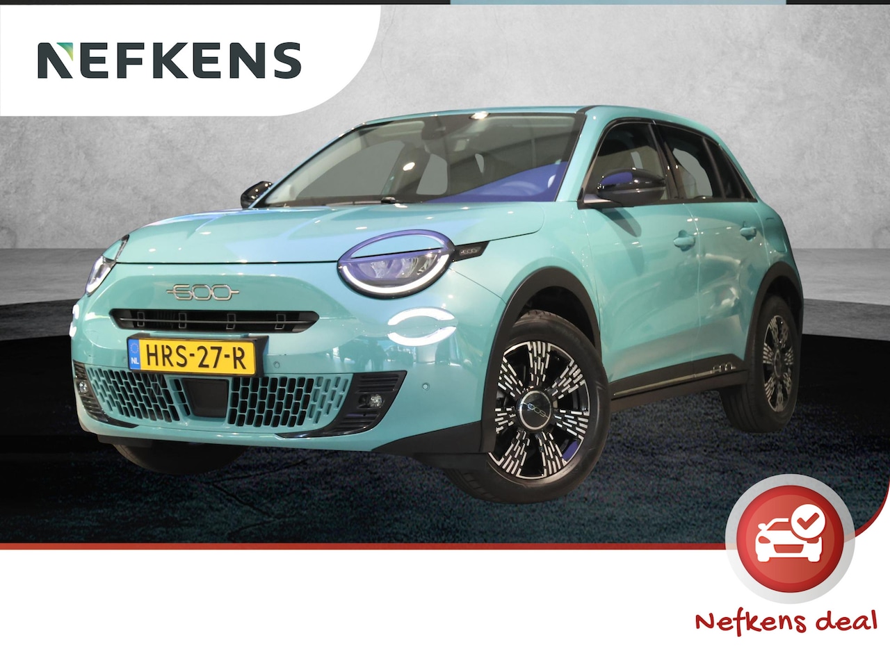 Fiat 600 - Hybrid 110pk Urban | Camera | CarPlay | Navigatie | 17" Velgen - AutoWereld.nl