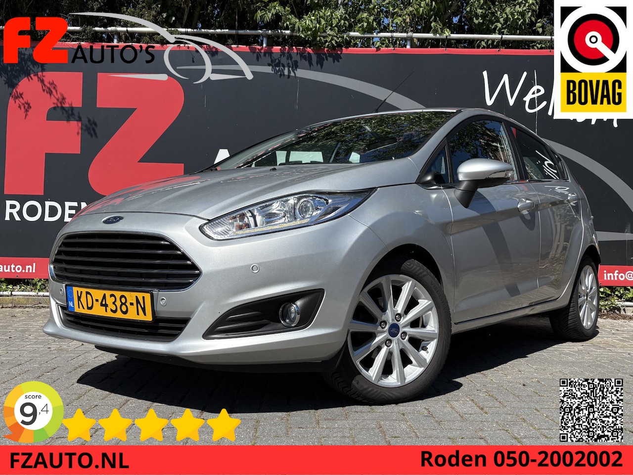 Ford Fiesta - 1.0 EcoBoost Titanium - Navigatie - Parkeersens V+A - Climate Controle - Cruise Control - AutoWereld.nl