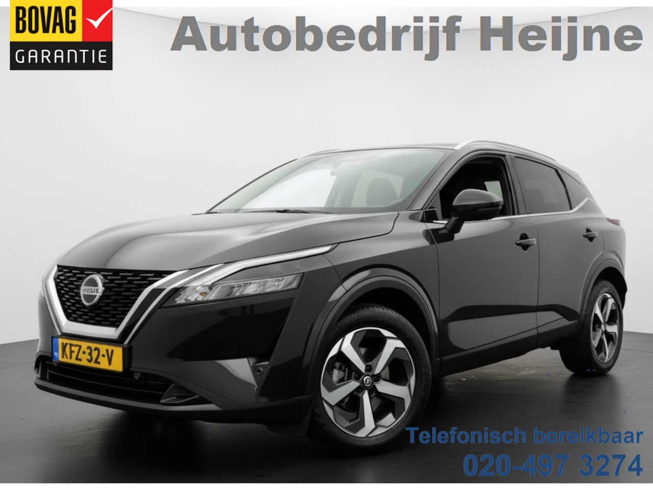 Nissan Qashqai - 1.3 MHEV 158PK XTRONIC N-CONNECTA 360CAMERA/NAVI/PANORAMADAK - AutoWereld.nl