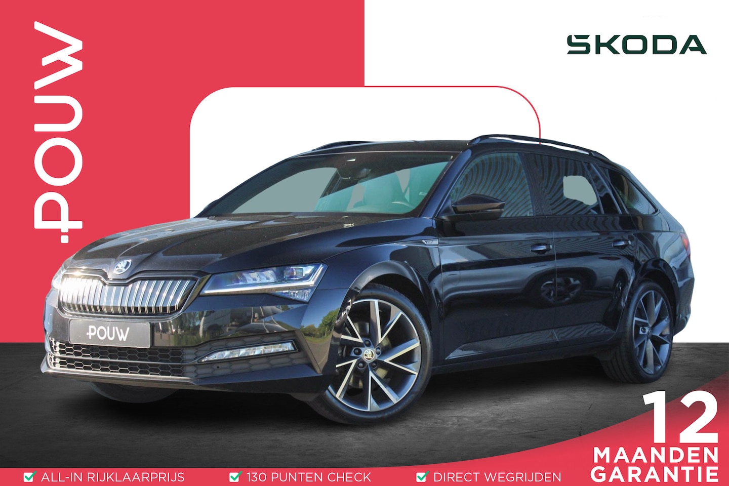Skoda Superb Combi - 1.4 TSI 218pk PHEV iV Sportline Business | SoH 96% | Trekhaak | Elektrisch Verstelbare Voo - AutoWereld.nl