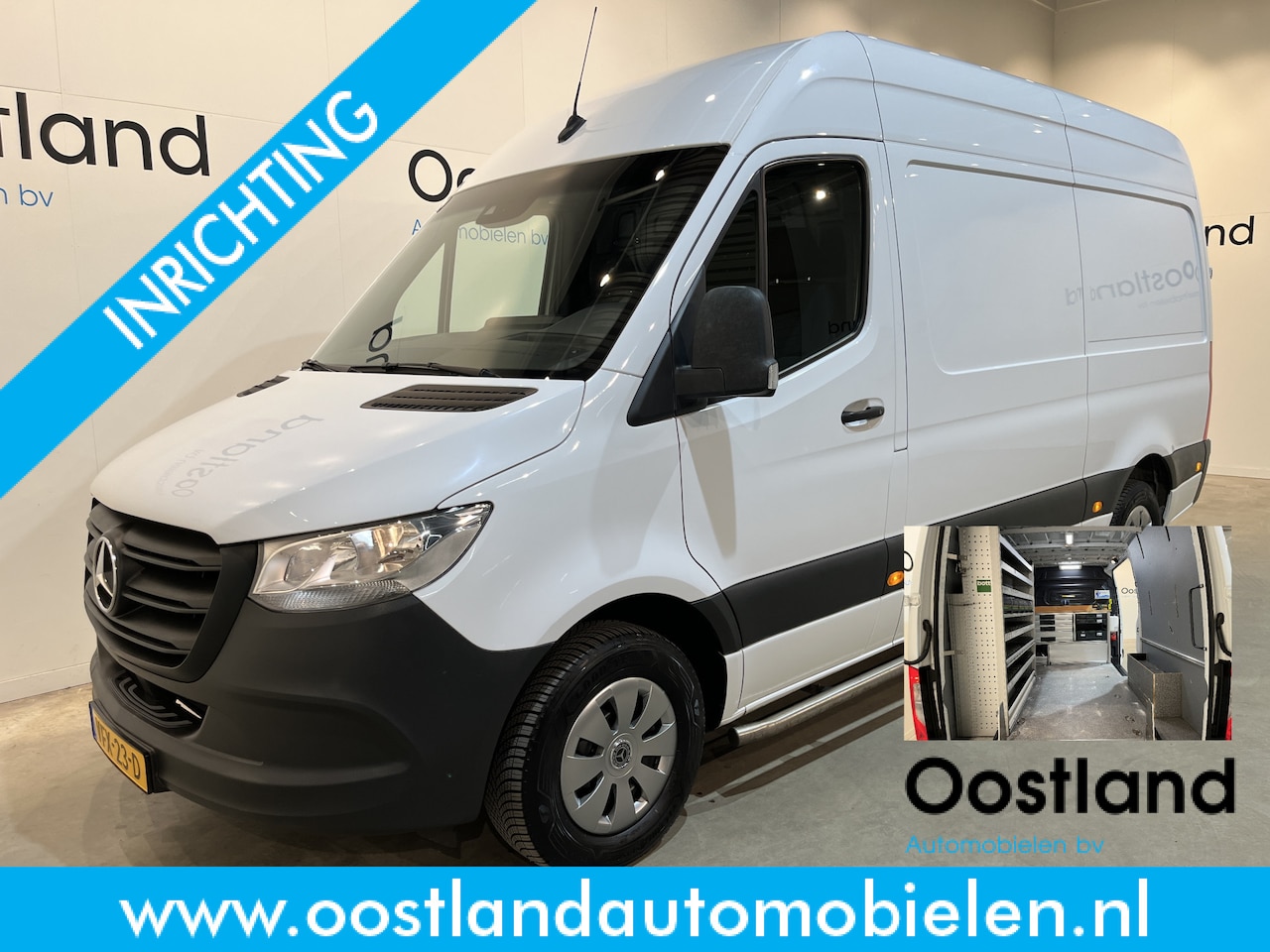 Mercedes-Benz Sprinter - 311 CDI L2H2 RWD / Euro 6 / Servicebus / Bott inrichting / 220V / Airco / Oprijplaat / Com - AutoWereld.nl